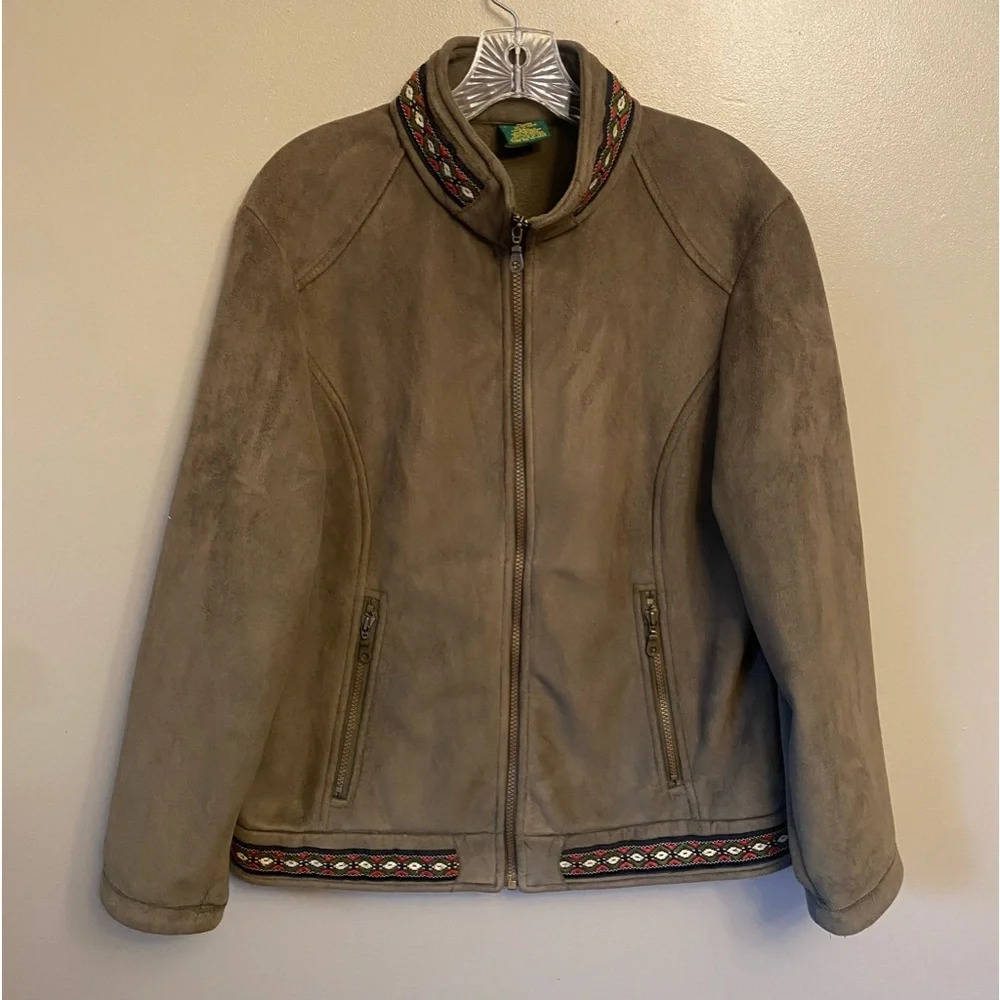 Cabela's Women's size medium Jacket Southwest Trim Medium green
